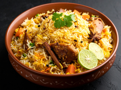 Gongura Chicken Biryani
