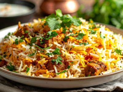 Mushroom Biryani